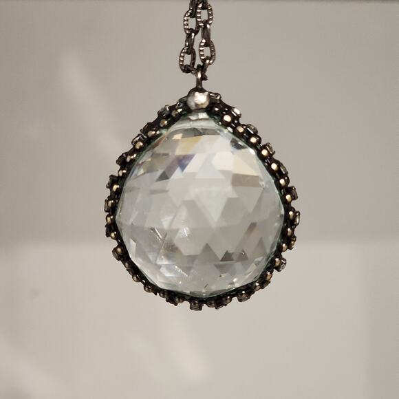 Rainbow Prisms Beveled Sphere Necklace - Picture 7 of 12